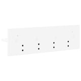 Wall-Mounted Coat Rack White 60 x 10,5 x 18 cm Engineered wood