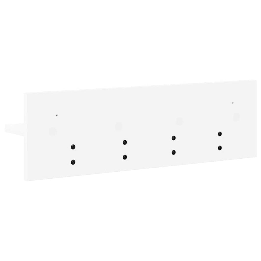 Wall-Mounted Coat Rack Wall-Mounted White 60 x 10,5 x 18 cm