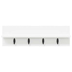 Wall-Mounted Coat Rack Wall-Mounted White 60 x 10,5 x 18 cm