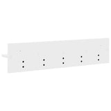 Wall-Mounted Coat Rack White 80 x 10,5 x 18 cm Engineered wood