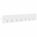 Wall-Mounted Coat Rack White 100 x 10,5 x 18 cm Engineered wood