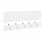 Wall-Mounted Coat Rack White 90 x 15 x 36 cm Engineered wood