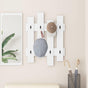 Wall-Mounted Coat Rack Wall-Mounted White 60 x 3 x 82 cm