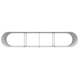 Raised Bed Brown 400 x 80 x 81 cm Steel