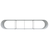 Garden Raised Bed Brown 400 x 80 x 81 cm Steel - Close-Up Angle