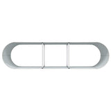 Raised Bed Brown 320 x 80 x 81 cm Steel