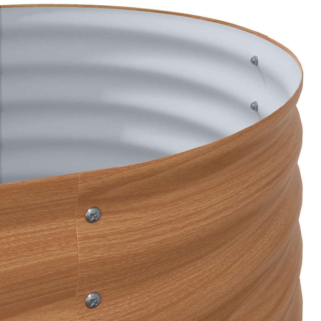 Raised Bed Brown 240 x 80 x 81 cm Steel