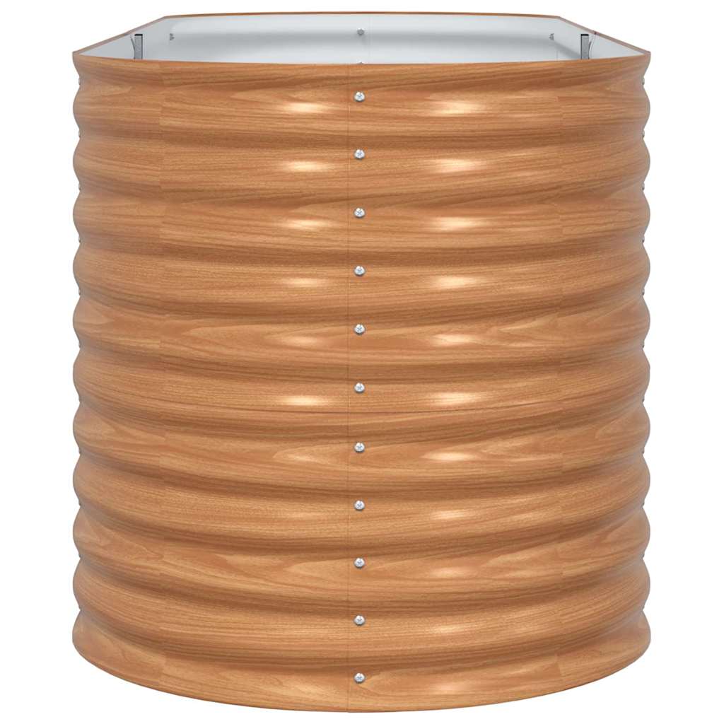 Garden Raised Bed Brown 240 x 80 x 81 cm Steel