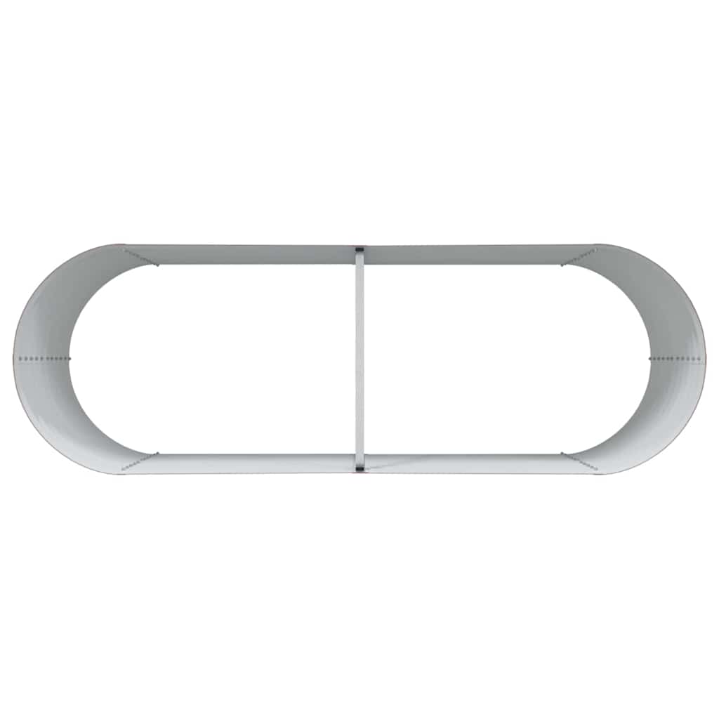 Garden Raised Bed Brown 240 x 80 x 81 cm Steel