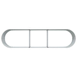 Raised Bed Brown 320 x 80 x 44 cm Steel