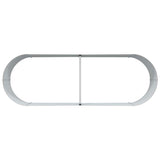 Garden Raised Bed Brown 240 x 80 x 44 cm Steel - Close-Up Angle