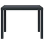 Garden Table Anthracite 100 x 100 x 73 cm Poly Rattan