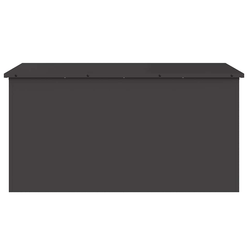 Garden Storage Cushion Box Steel 100 x 50,5 x 50 cm 220 Black