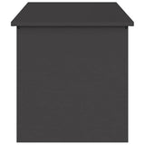 Garden Storage Cushion Box Steel 100 x 50,5 x 50 cm 220 Black