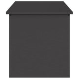 Outdoor Storage Box with Storage Black 100 x 50,5 x 50 cm Steel - Close-Up Angle