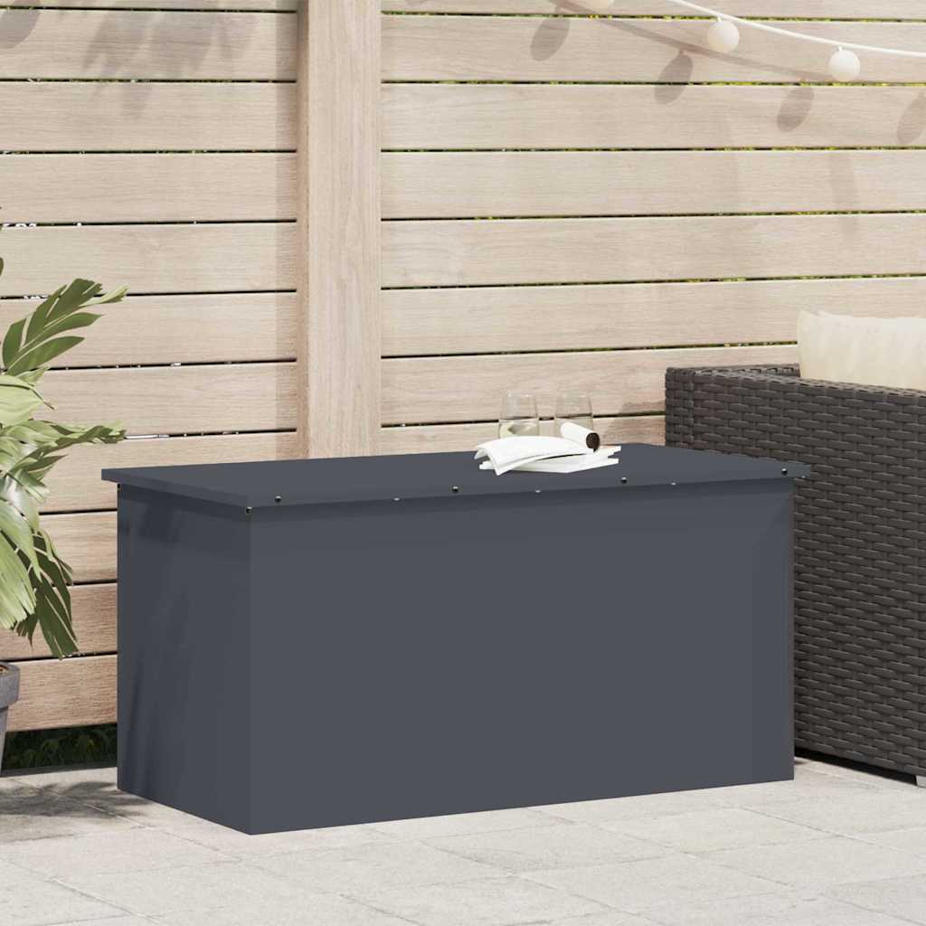 Outdoor Storage Box with Storage Anthracite 100 x 50.5 x 50 cm