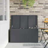 Outdoor Storage Box with Storage Anthracite 100 x 50.5 x 50 cm - Top-Down View