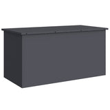 Outdoor Storage Box with Storage Anthracite 100 x 50.5 x 50 cm - Front View