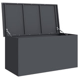 Outdoor Storage Box with Storage Anthracite 100 x 50.5 x 50 cm - 45-Degree Angle