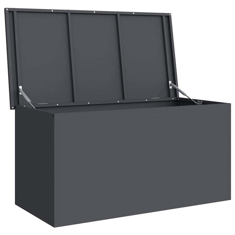 Garden Storage Cushion Box Galvanised Steel 100 x 50,5 x 50 cm