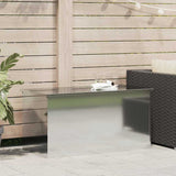 Outdoor Storage Box Silver 100 x 50,5 x 50 cm Steel