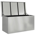 Garden Storage Cushion Box Galvanised Steel 100 x 50,5 x 50 cm
