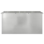 Garden Storage Cushion Box Galvanised Steel 100 x 50,5 x 50 cm