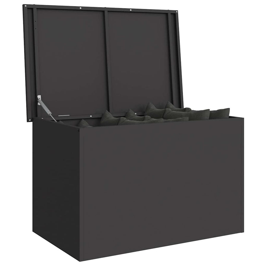 Garden Storage Cushion Box Galvanised Steel 80 x 50,5 x 50 cm
