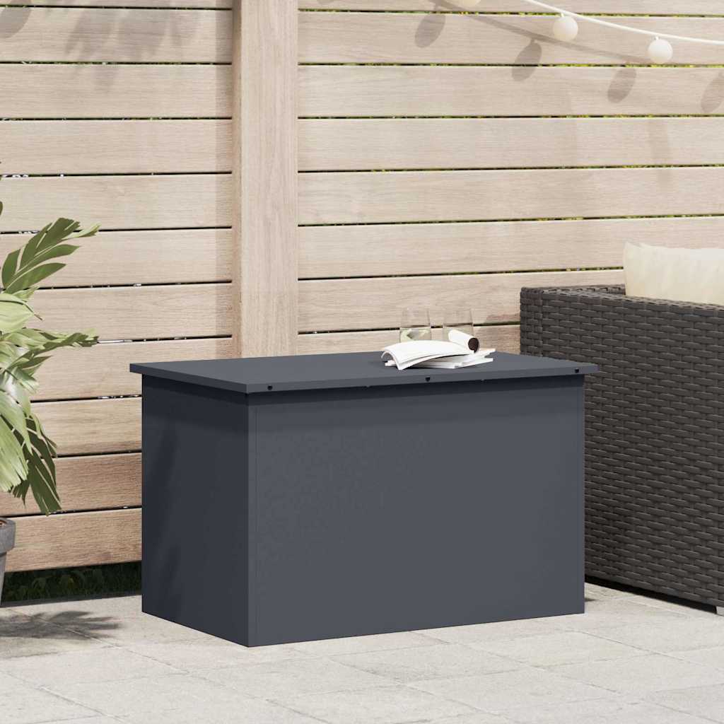 Garden Storage Cushion Box Steel 80 x 50,5 x 50 cm 180