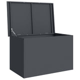 Garden Storage Cushion Box Steel 80 x 50,5 x 50 cm 180