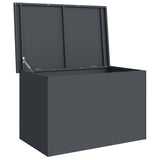 Outdoor Storage Box Anthracite 80 x 50,5 x 50 cm Steel - 45-Degree Angle