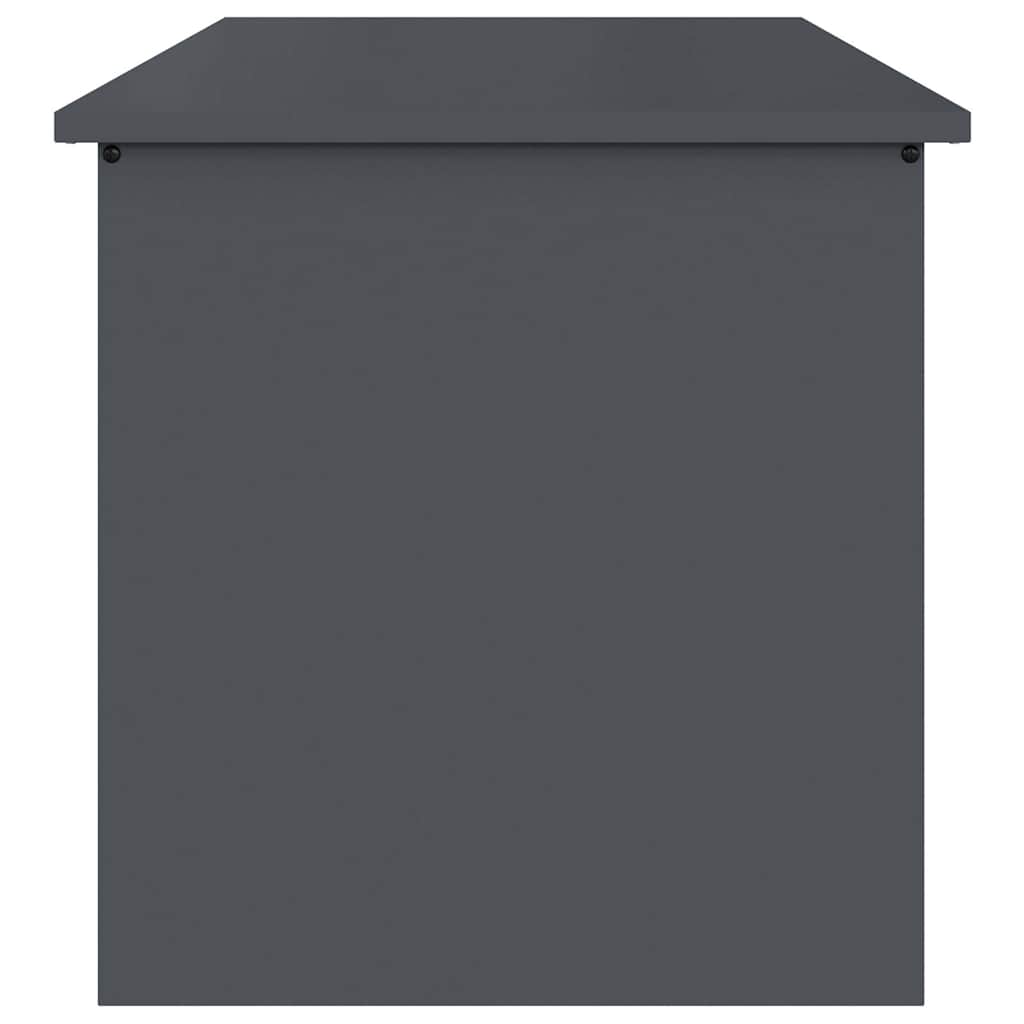 Outdoor Storage Box Anthracite 80 x 50,5 x 50 cm Steel