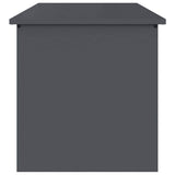 Outdoor Storage Box Anthracite 80 x 50,5 x 50 cm Steel - Close-Up Angle