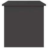 Garden Storage Cushion Box Steel 55 x 50,5 x 50 cm 117 L Black