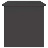 Outdoor Storage Box with Storage Black 55 x 50,5 x 50 cm Steel - Close-Up Angle
