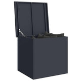 Outdoor Storage Box with Storage Anthracite 55 x 50.5 x 50 cm - Side View