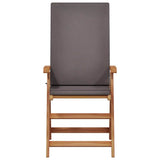 Garden Chair 4 pcs Brown 57 x 71.5 x 104cm Solid Teak wood - 45-Degree Angle