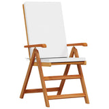 Garden Chair 4 pcs Brown 57 x 71.5 x 104cm Solid Teak wood - Top-Down View