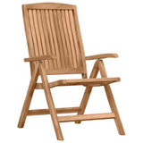 Garden Dining Set 4 pcs Brown Solid Teak Wood