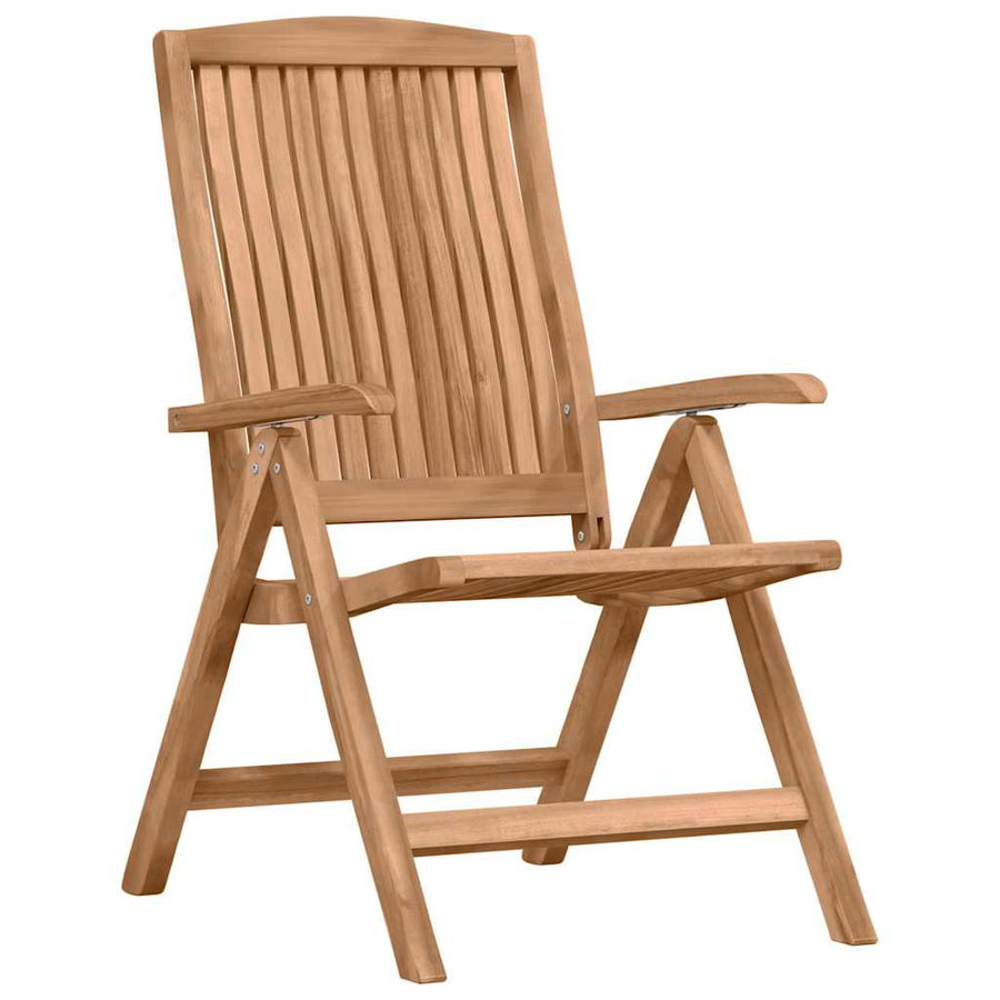 Garden Dining Set 4 pcs Brown Solid Teak Wood
