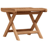 Garden Dining Set 4 pcs Brown Solid Teak Wood - 45-Degree Angle