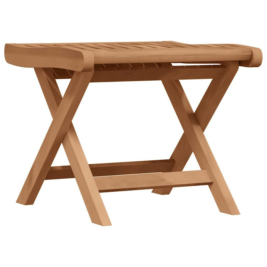 Garden Dining Set 4 pcs Brown Solid Teak Wood