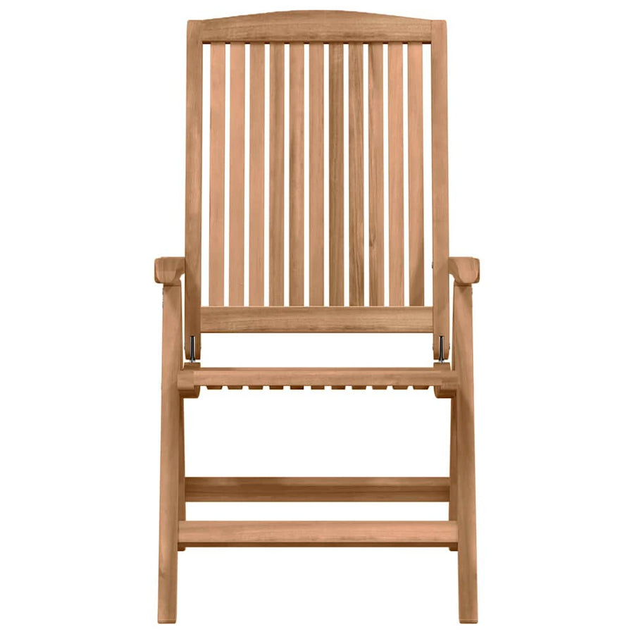 Garden Dining Set 4 pcs Brown Solid Teak Wood
