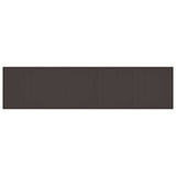 Garden Table Brown 400 x 100 x 73 cm Poly Rattan