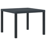 Garden Dining Set 5 pcs Anthracite Polypropylene