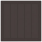 Garden Dining Set 5 pcs Brown Polypropylene