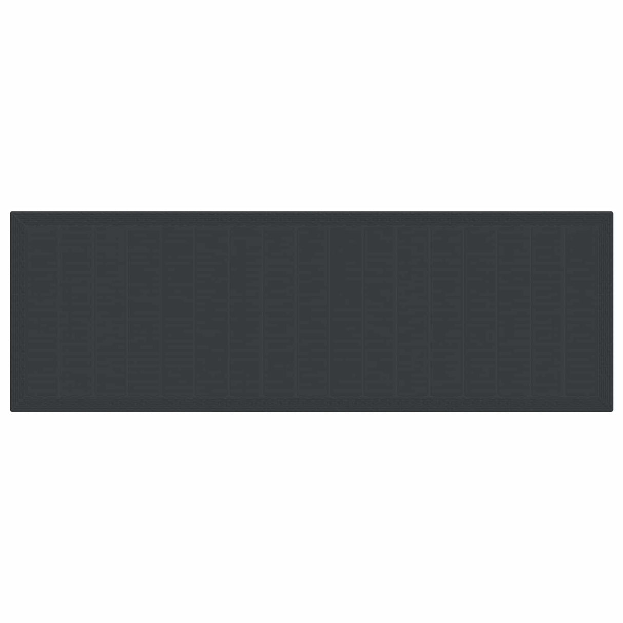 Garden Dining Set 13 pcs Anthracite Plastic