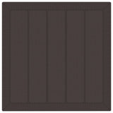 Garden Dining Set 3 pcs Brown Polypropylene