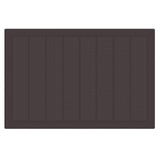 Garden Dining Set 5 pcs Brown Polt rattan