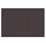 Garden Dining Set 5 pcs Brown Polt rattan